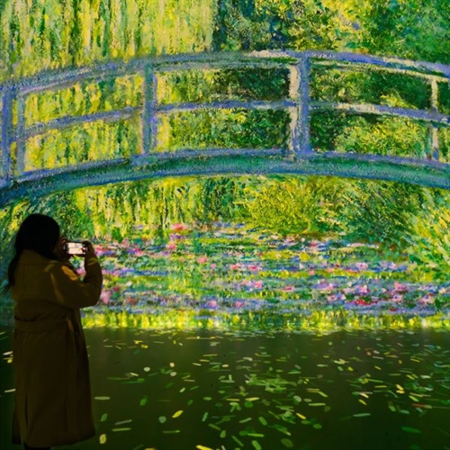 Frameless Immersive Art Experience Tickets London - Claude Monet Water Lily  Frameless Immersive Art Experience Tickets London - Claude Monet Water Lily